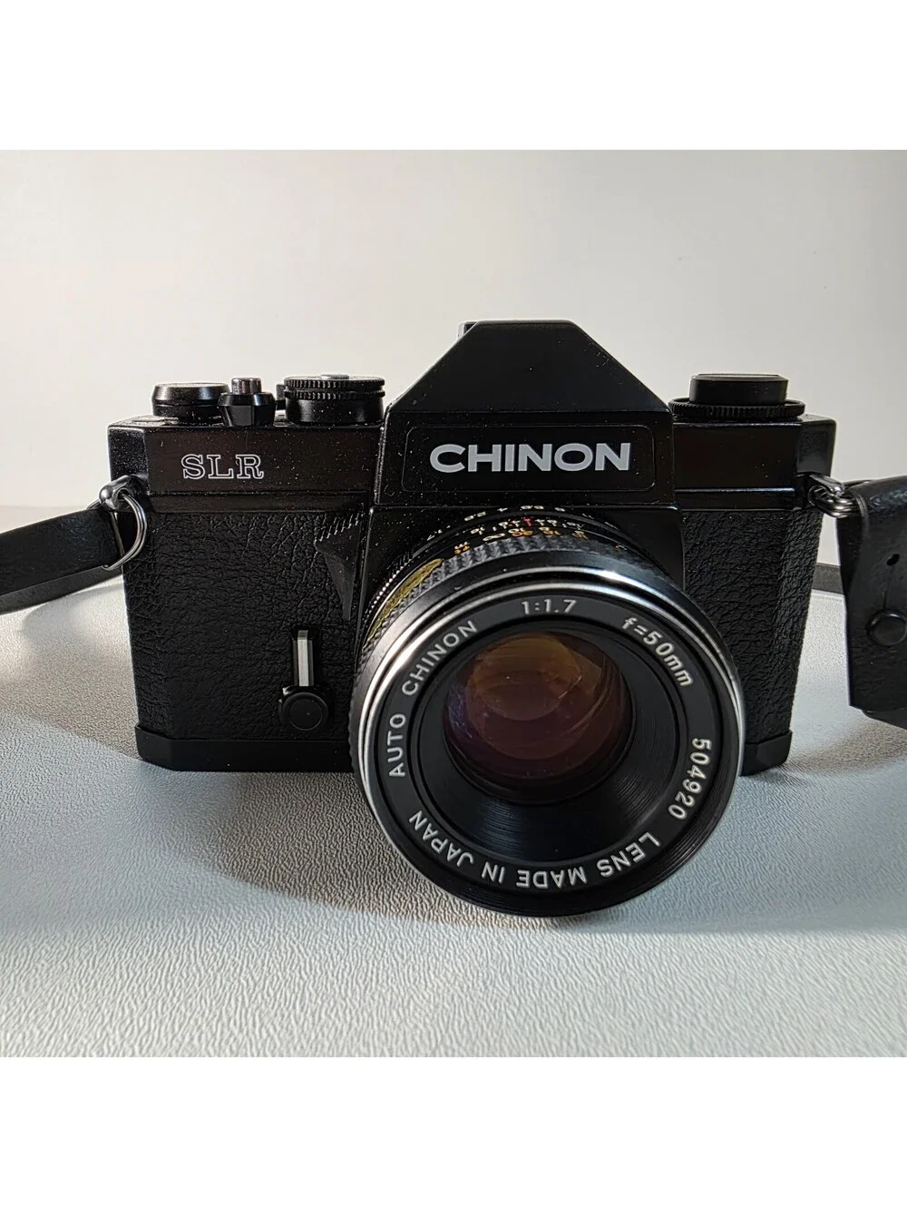 VTG Nice Metal Body Chinon SLR Metal Body Camera 50MM Lens Tested Clean